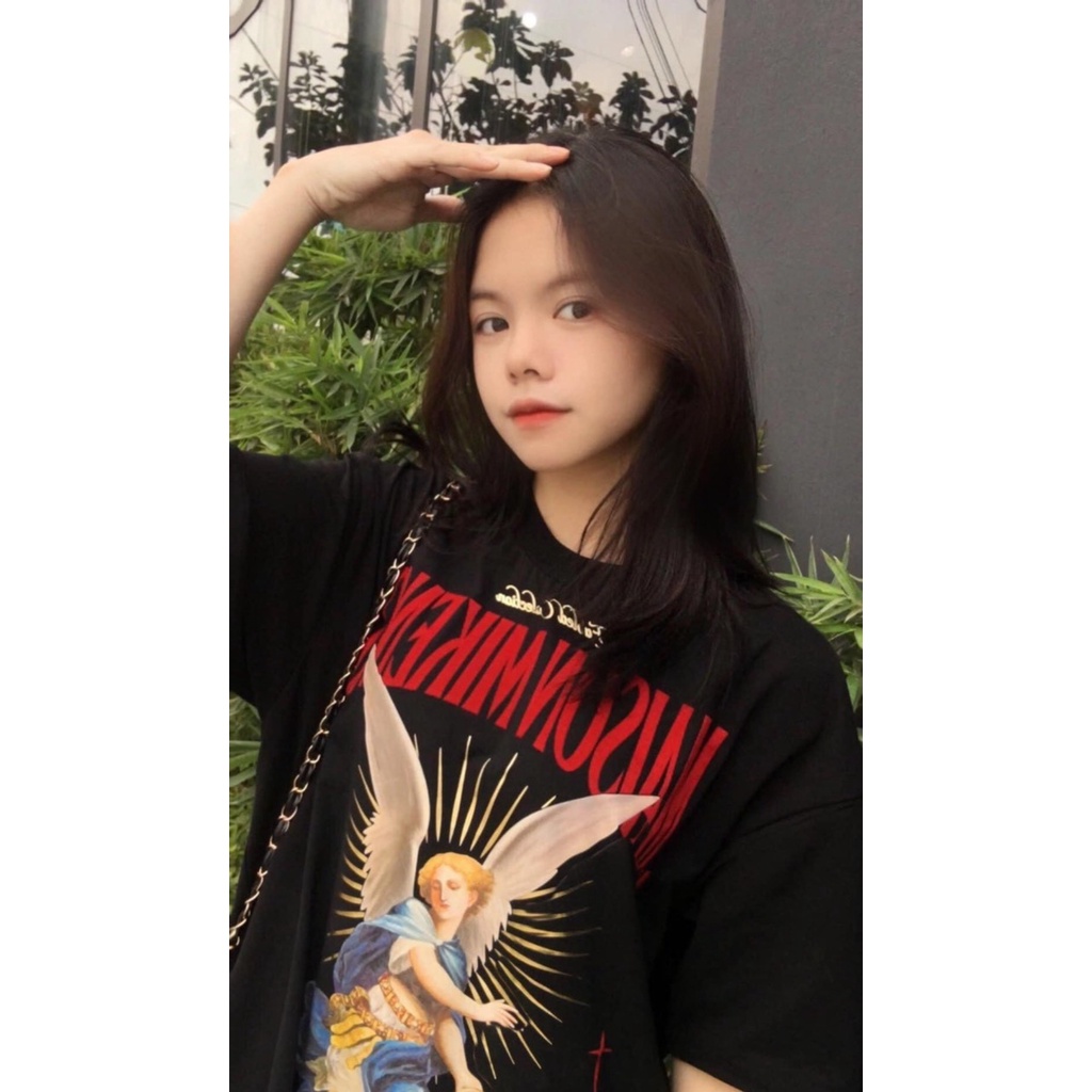 áo thun hè phong cách MAISON nữ thần kiểu dáng trẻ trung năng động, cotton hàn thấm hút mùa hè tươi mát Mã GAREM200