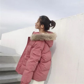 [HÀNG ORDER] Áo phao mũ lông