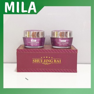 Mỹ phẩm Bạch thủy tinh tím , chuyên làm mờ nám và dưỡng trắng da, mỹ phẩm bạch thủy tinh Shui Jing Bai