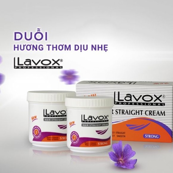 Duỗi Hương Thơm Dịu Nhẹ Lavox – Lavox Hair Straight Cream 500ml