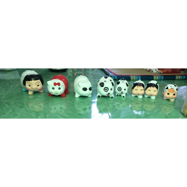 Heo đất xinh, heo đất handmade, heo đất theo yêu cầu