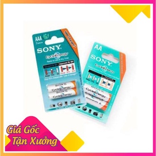 [XẢ KHO+FREE SHIP] Combo 2 Cặp Pin AAA và AA Sony. Sạc Đựoc
