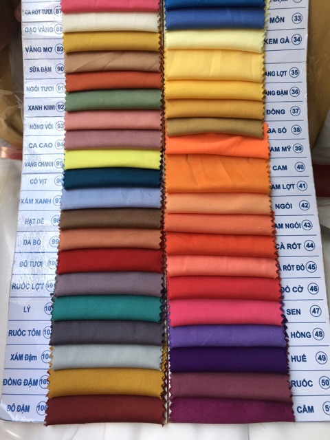 Vải Lót Silk thun dày (Khổ 1m6, giá 1m)