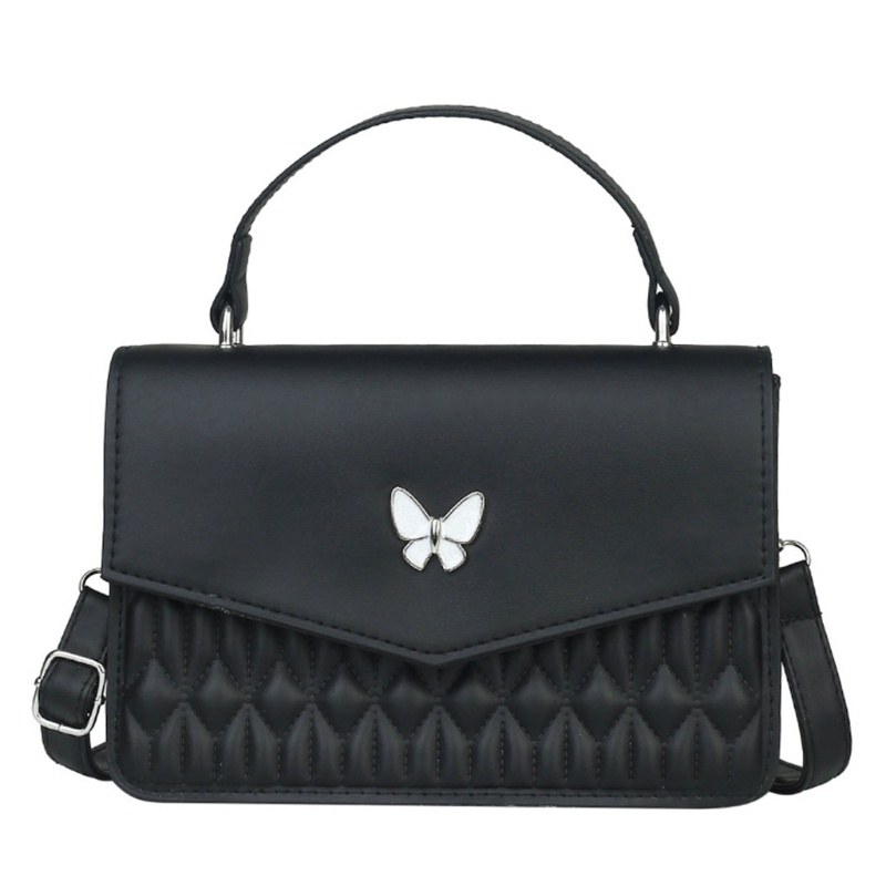 Túi Da PU Đeo Chéo Họa Tiết Kẻ Sọc Phong Cách Vintage