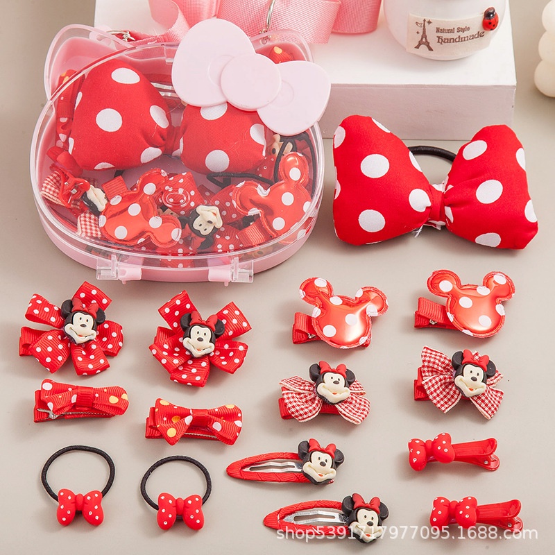 Kẹp Tóc Hình Mèo Hello Kitty Dễ Thương Cho Bé Gái