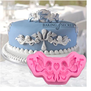 Khuôn Silicone Viền Thiên Thần Có Cánh