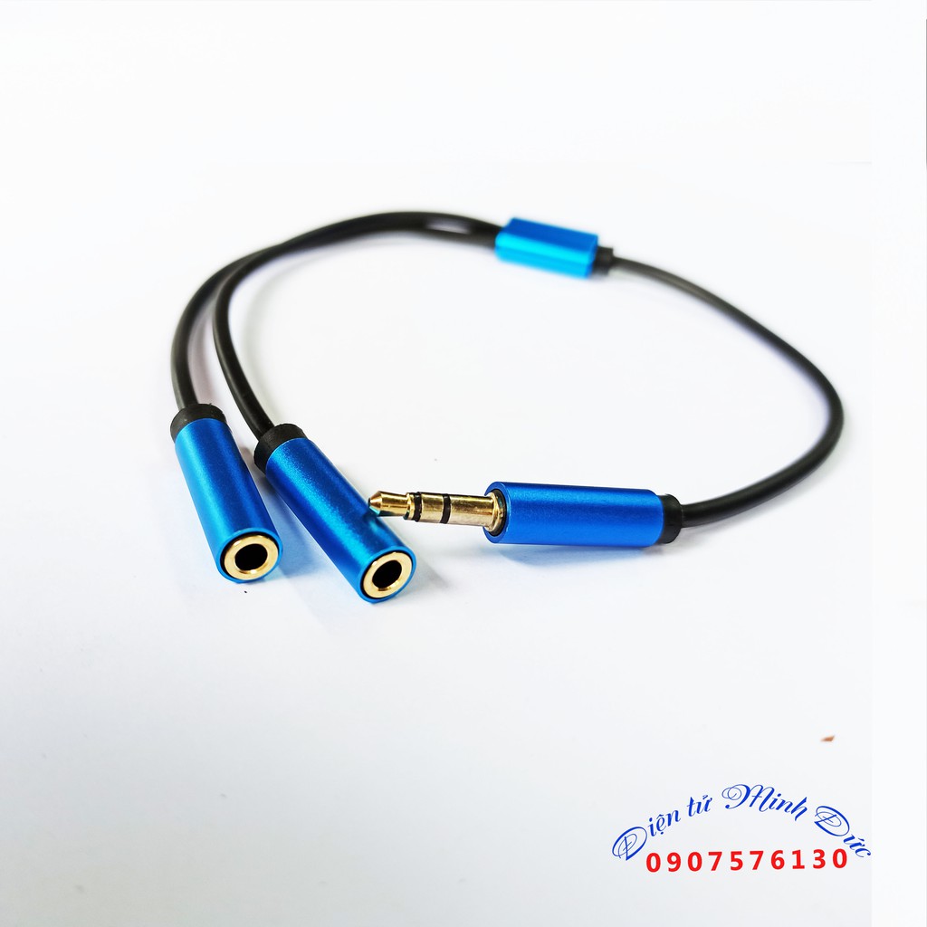Audio Cable - Cable 3.5mm to 2 3.5 mm flemale - Dây Chia 3.5 Ly