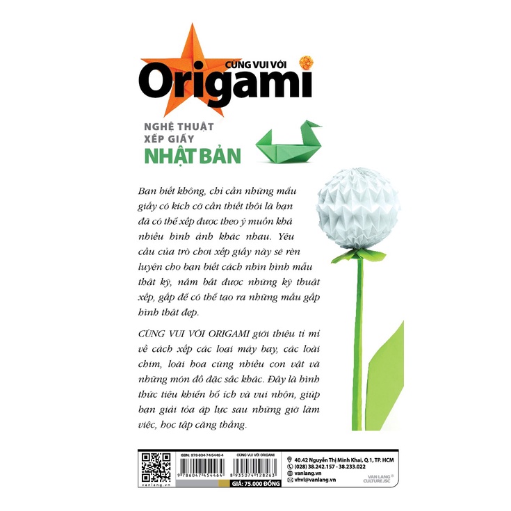 Sách Cùng vui với Origami - Nghệ thuật xếp giấy Nhật Bản - VLG