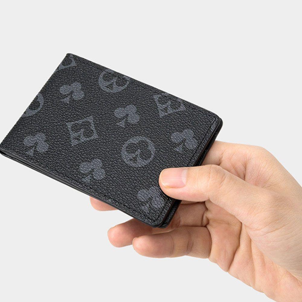 USNOW Ví Da Gập Đựng Tiền, Thẻ Tiện Lợi Giá Đỡ