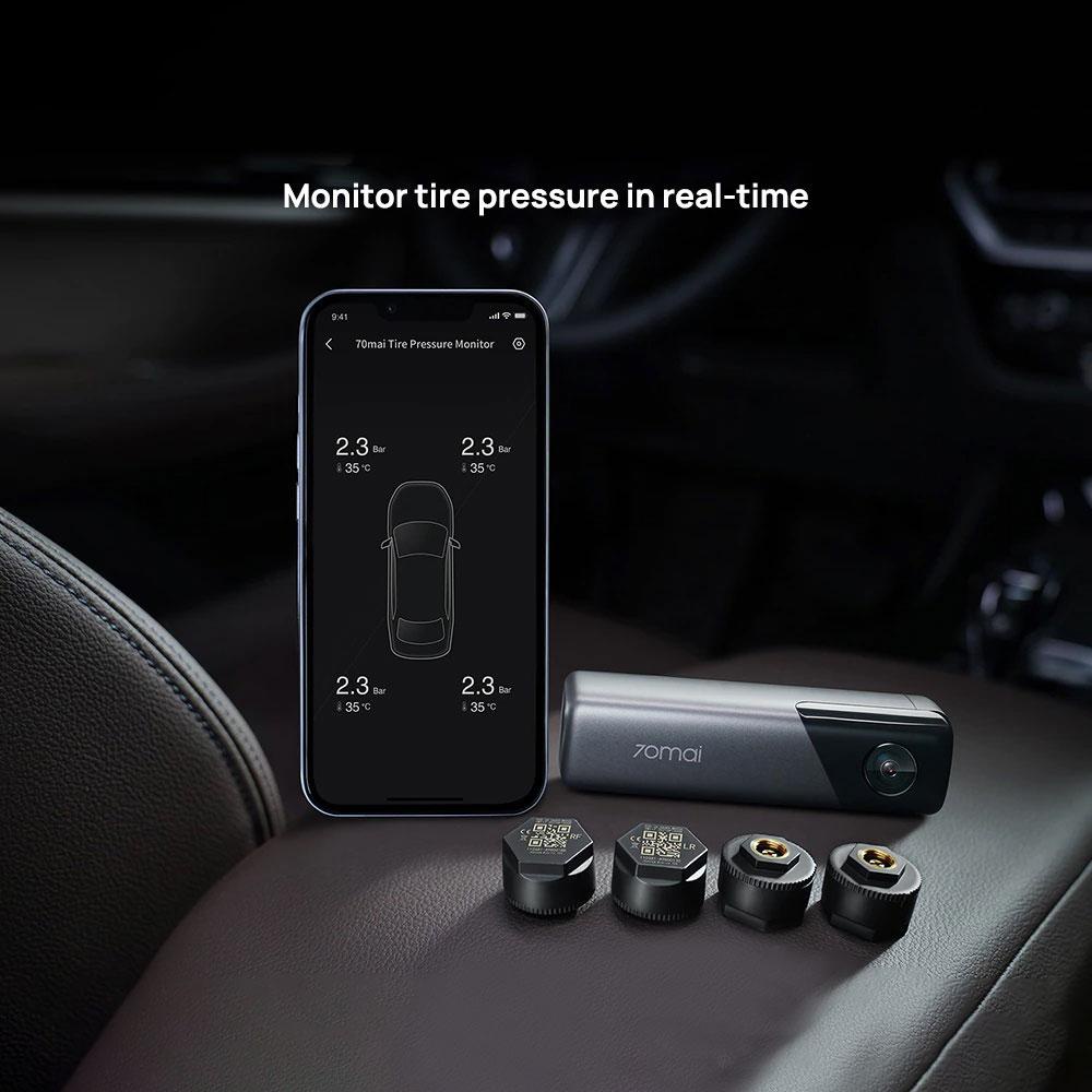 [Bản quốc tế] Cảm biến áp suất lốp van ngoài TPMS T04 dành cho Camera Xiaomi 70Mai M500 - Bảo hành 12 tháng