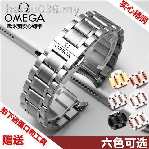 Omega Khóa Bướm Bằng Thép Không Gỉ 18mm Cho Đồng Hồ Đeo Tay