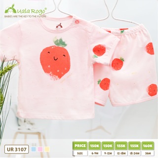 Bộ cộc tay cotton Uala rogo