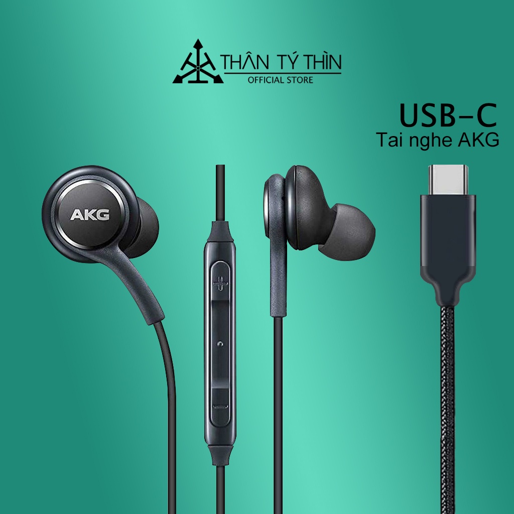 Tai nghe chân cắm Type C Chính Hãng AKG - Tai nghe nhét tai