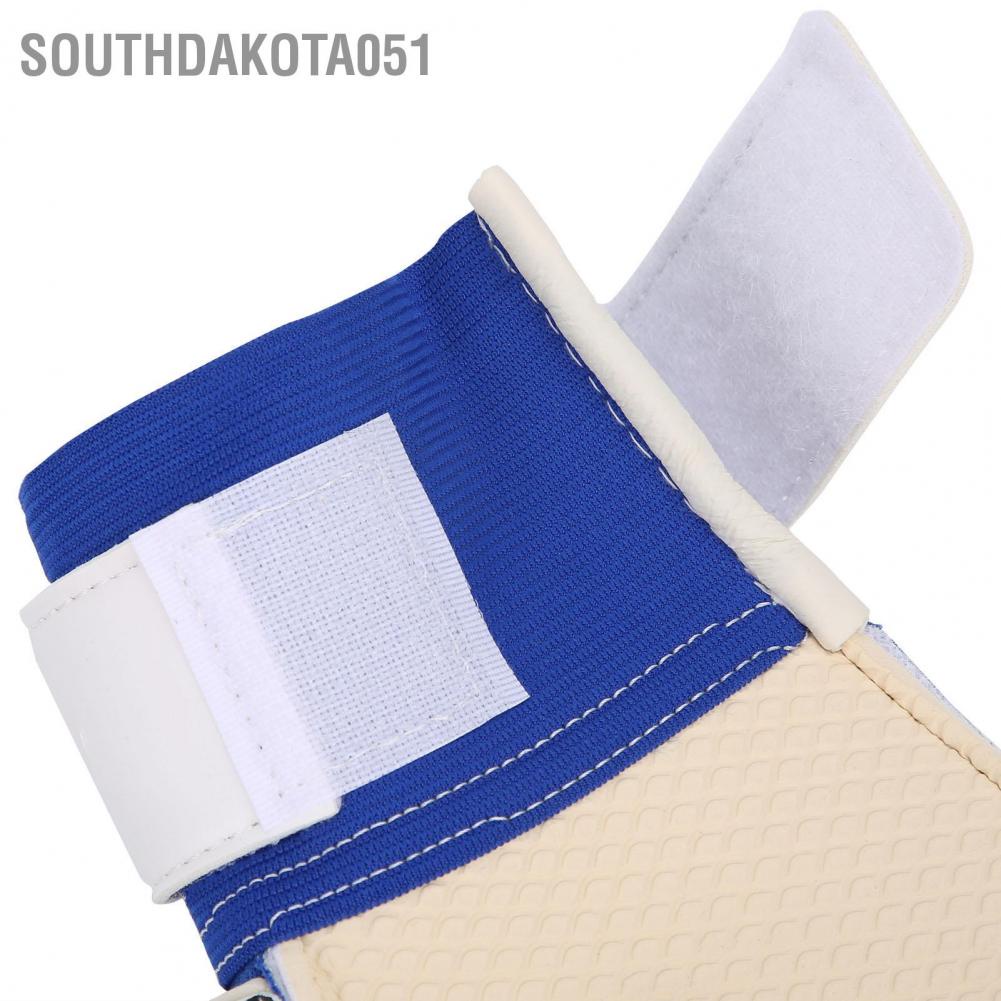 [Hàng HOT] Găng Tay Thủ Môn - Găng Tay Bắt Bóng Bóng đá Chống trượt Bảo vệ Cổ tay Xanh lam【Southdakota051】