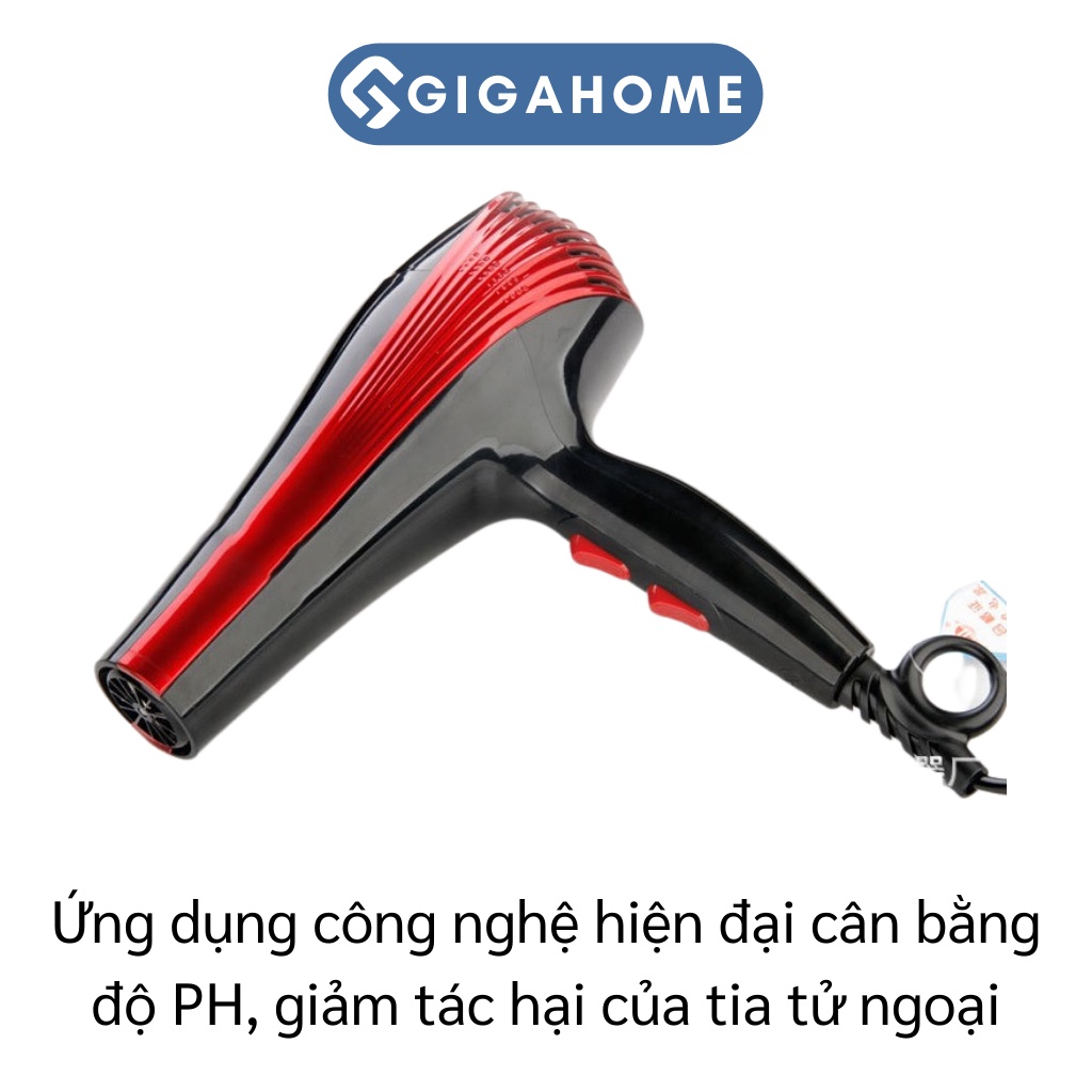 Máy Sấy Tóc Công Suất Lớn Tạo Kiểu GIGAHOME Làm Khô Nhanh 9004