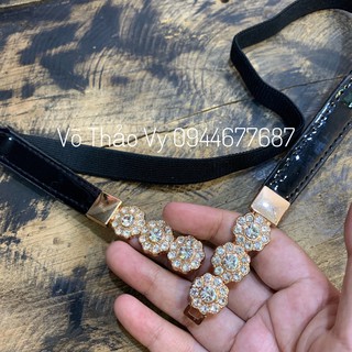 Thắt lưng nữ bản nhỏ da bóng