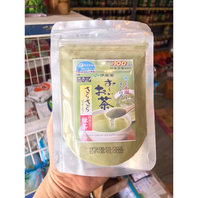 Bột trà xanh matcha nguyên chất Nhật bản - túi 100gr