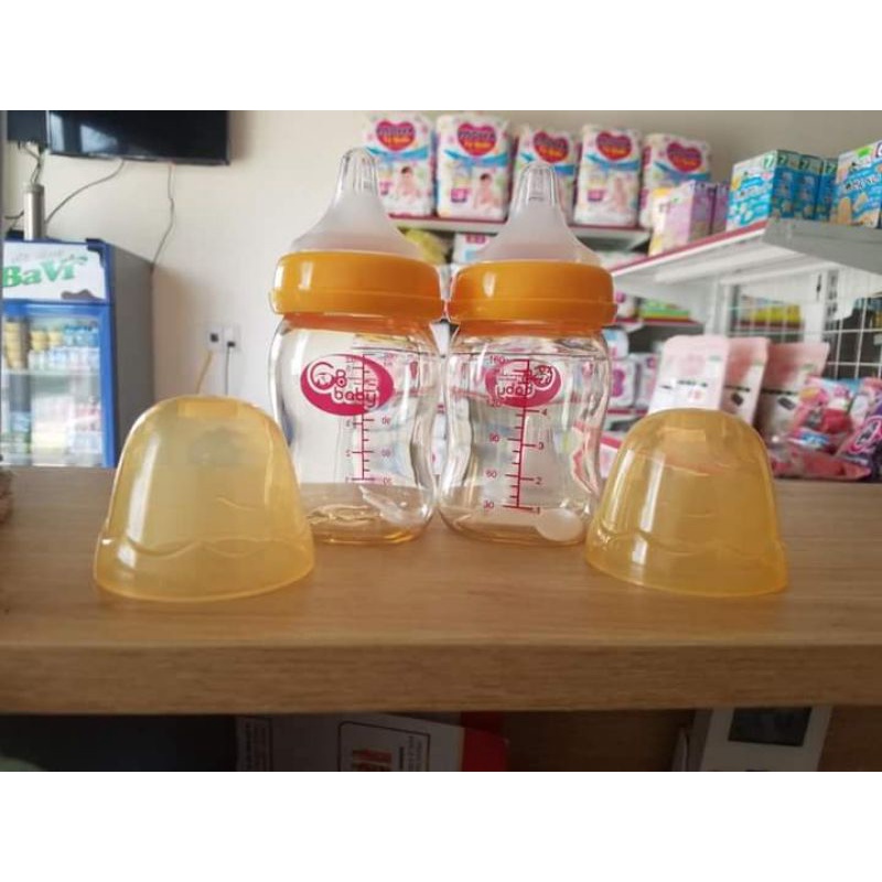 [tặng núm] Bình sữa Gb baby cổ rộngmua1tặng1Bình sữa PPSU GB BABY Hàn Quốc 80ml/160ml/180ml/240ml có tay cầm