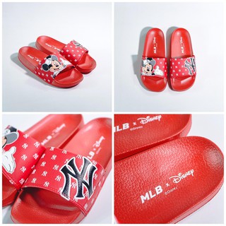 Dép quai ngang nữ MIB x Disney đế Api siêu nhẹ-công nghệ in 3D nổi ko bong tróc-Màu đỏ