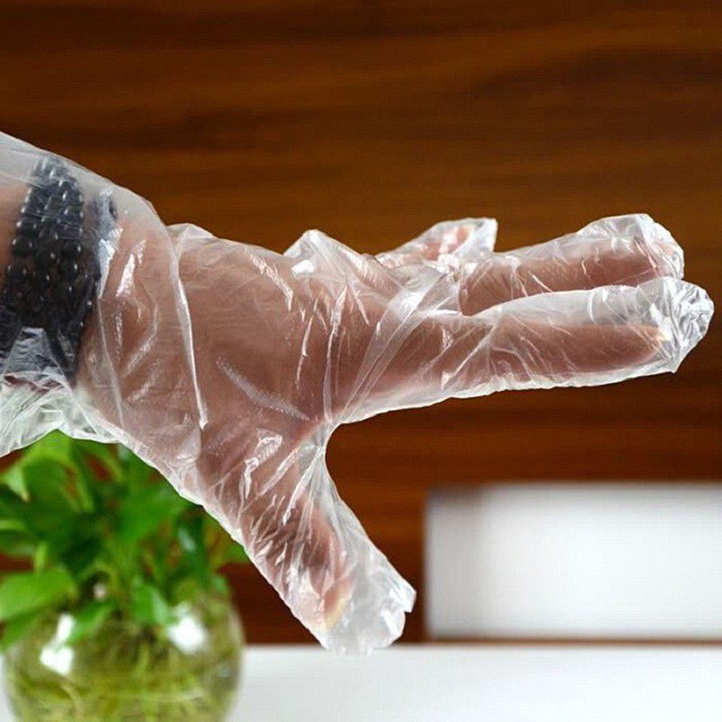 Găng tay nilon siêu dai dùng 1 lần, giá siêu rẻ, dụng cụ vệ sinh