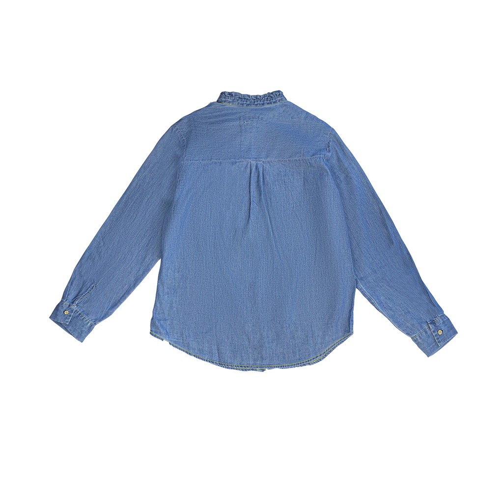 Áo sơ mi jean nữ dài tay MESSIJEANS SJW-674-18