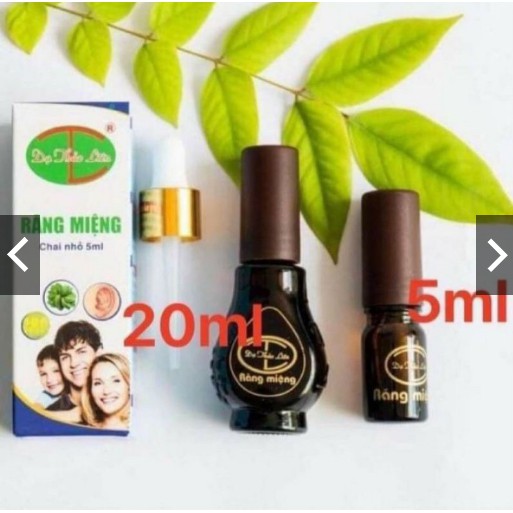 Tinh Dầu Răng Miệng Dạ Thảo Liên - HỖ TRỢ HẾT MÙI SÂU RĂNG, HÔI MIỆNG, VIÊM TAI GIỮA...CHO NGƯỜI LỚN VÀ TRẺ EM