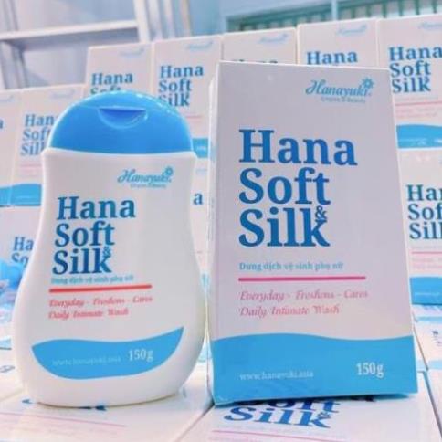 DUNG DỊCH VỆ SINH PHỤ NỮ HANA SOFT &amp; SILK ❤️FREESHIP❤️ - KHÁNG KHUẨN - CHÍNH HÃNG HANAYUKI