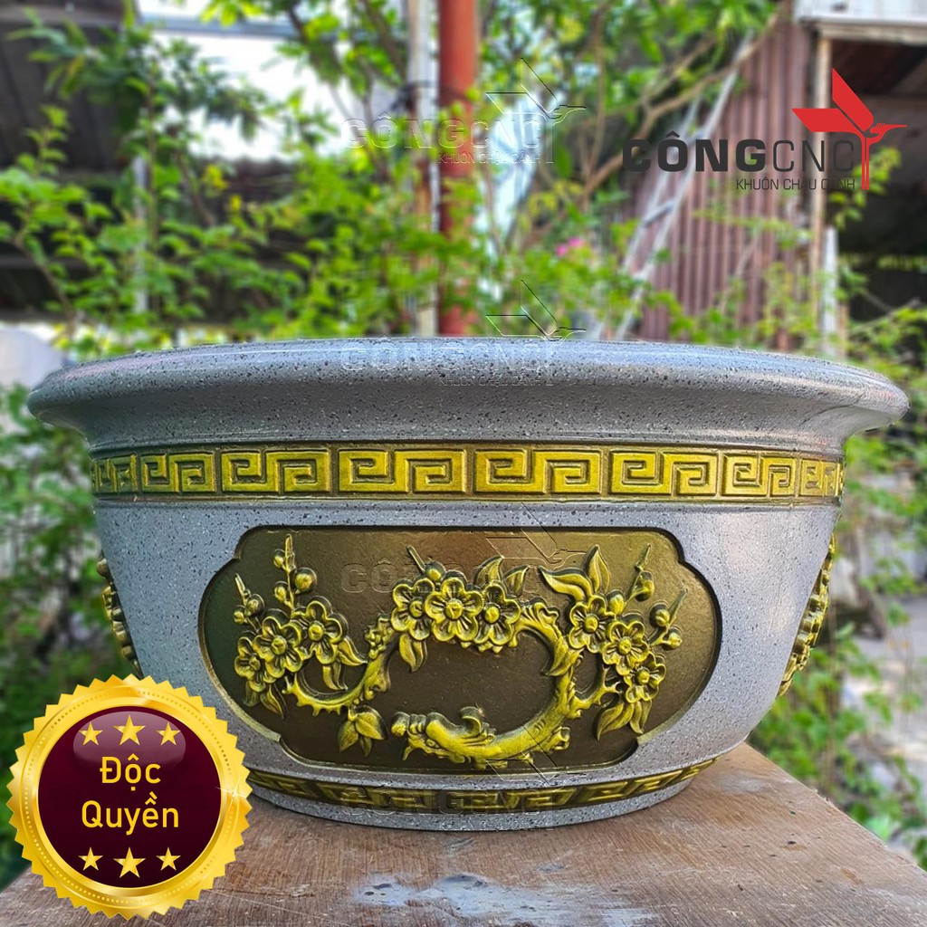 KHUÔN ĐÚC CHẬU TRÒN ABS 60CM KHÔNG ĐÔN