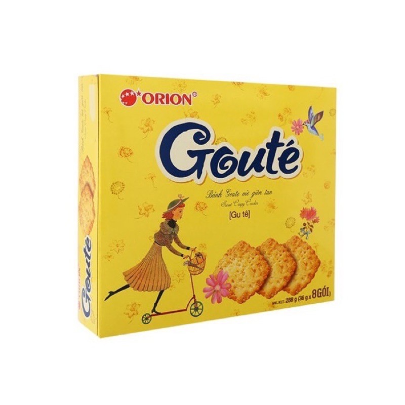 Bánh Orion Goute Mè 4 gói/ 8 gói x 36g