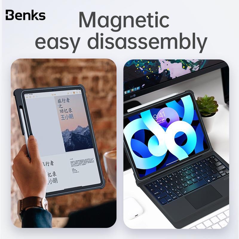 Bao da Magic Keyboard TouchPad cho máy tính bảng IP M1 2021 / Gen 7 / Gen 8 / Air 4 10.9 / 11 inch 2018/2020 / 12.9 2018
