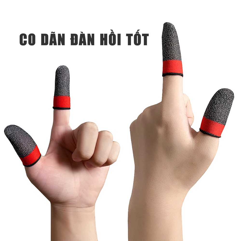 Găng tay chơi game - Bao tay chơi game MK9 sợi bạc nguyên chất chống loạn cảm ứng