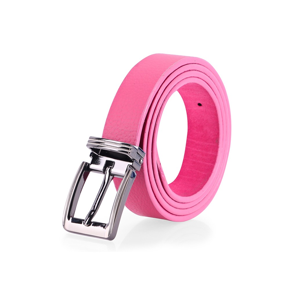 Thắt lưng nữ da bò 2,5P màu da, đen, đỏ, cam, xanh, nâu, hồng HP5123-24-25-26-27-28-29