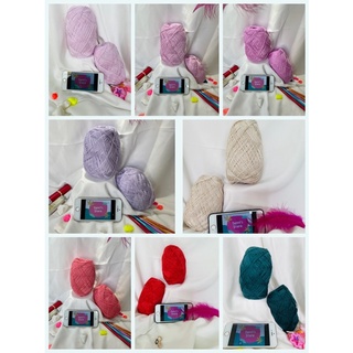 Sợi Cotton Thái - Sợi se/xe 2 chiều - Sợi mền bóng nhẹ và mát dùng móc áo váy bikini áo dài mùa hè