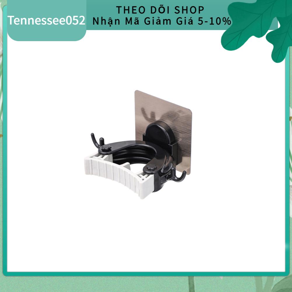 Tennessee052 Plastic Mop Clip Wall Mounted Adhesive Broom Storage Rack Multifunctional Bathroom Holder