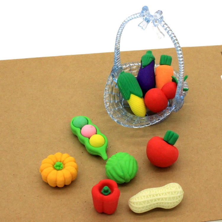 Set gôm tẩy dễ thương nhiều hình sinh động