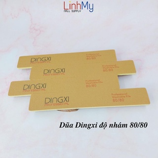 Dũa móng nail da bò dingxi – dũa phá bột phá gel độ nhám 80/80
