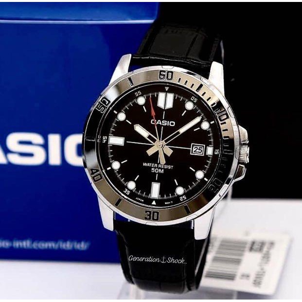 Đồng hồ nam dây da Casio MTP-VD01L-1EV chính hãng