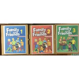 Thẻ Family & friends 3, khổ a5 loại 1 mặt và 2 mặt