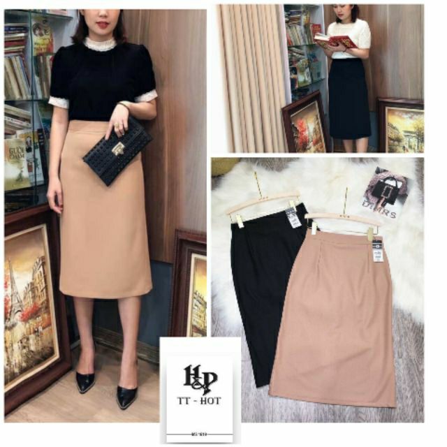 [ Mã FADIRECT20 giảm 20K đơn 150K] CHÂN VÁY MIDI TUYẾT MƯA | BigBuy360 - bigbuy360.vn