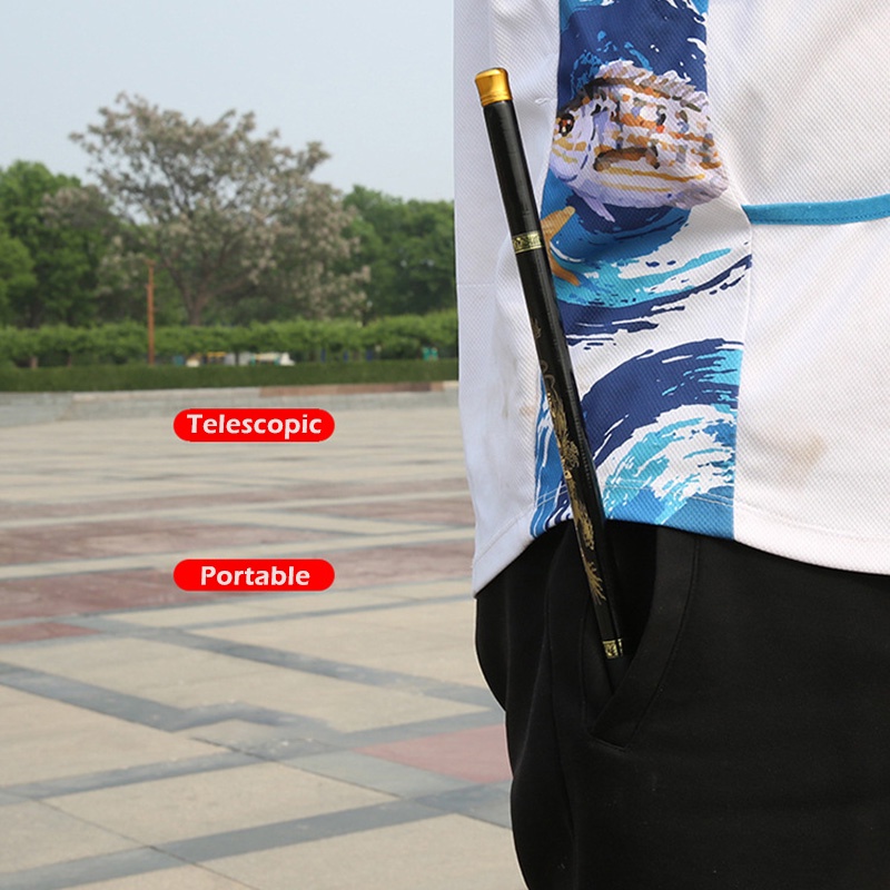 Cần Câu Cá Cần Câu đài Telescopic Fishing Pole 1.8m-6.3m