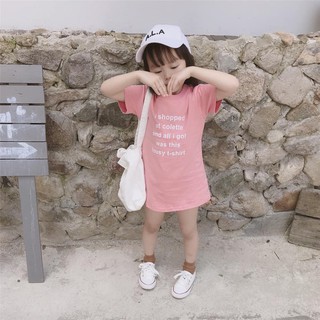 Váy suông dáng rộng cho bé gái
