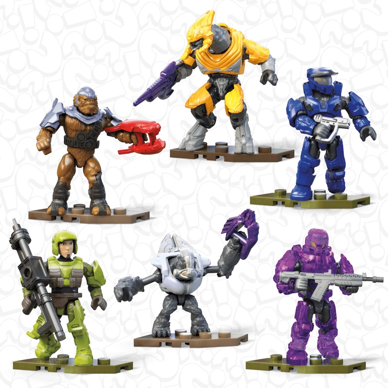 Đồ Chơi Mô Hình Lắp Ráp Mega Bloks Construx Halo CNC84 Universe Series 1 1 Ngẫu Nhiên