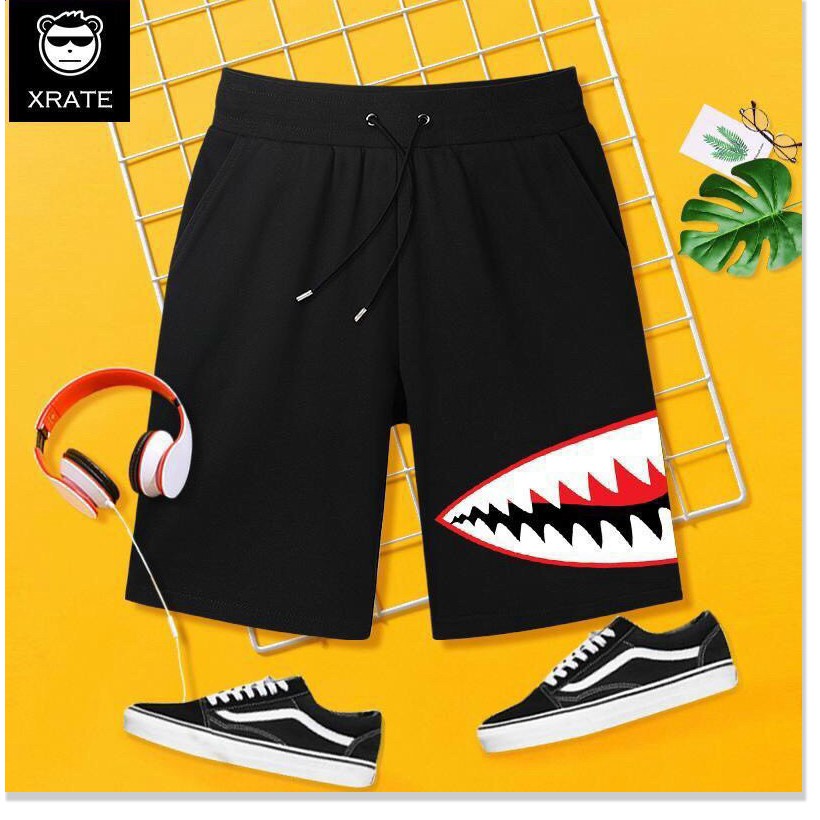 Set bộ thể thao nam nữ hoạ tiết cá mập siêu đẹp KME STORE