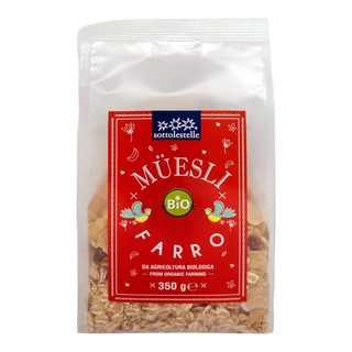 Ngũ cốc dinh dưỡng Muesli nho khô hữu cơ Sotto 350g Organic Spelled Muesli
