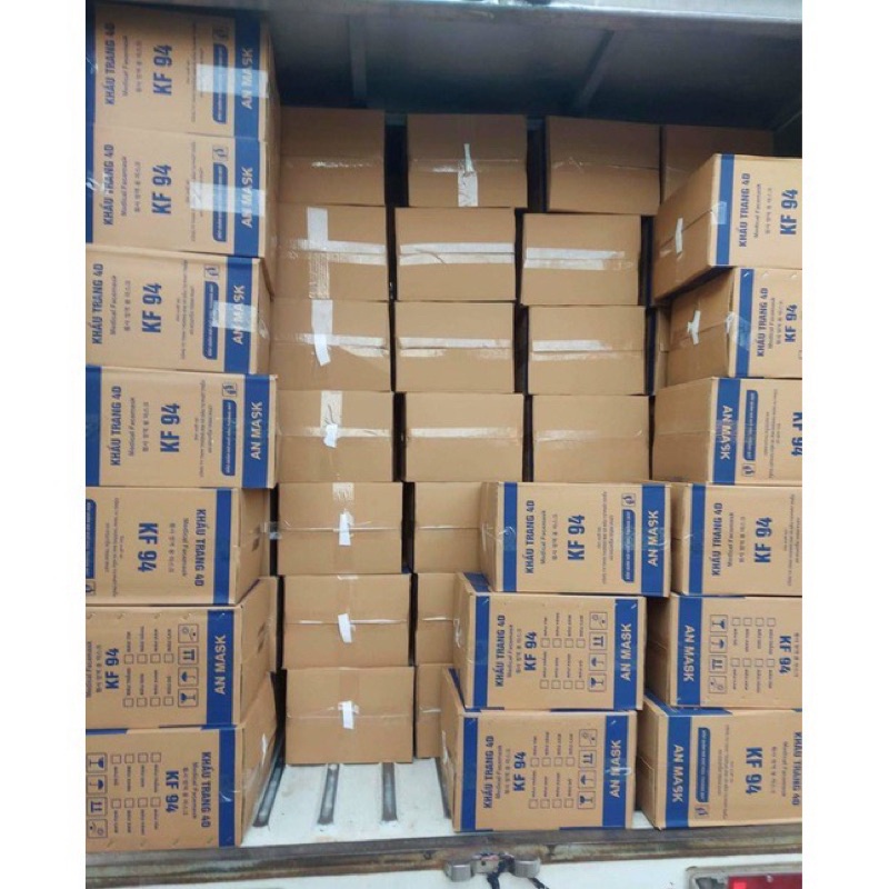 Set 50 Chiếc Khẩu trang 4 Lớp KF94 túi Zip Chống Bụi Mịn Và Kháng Khuẩn Hàng Cao Cấp tiêu chuẩn Hàn Quốc