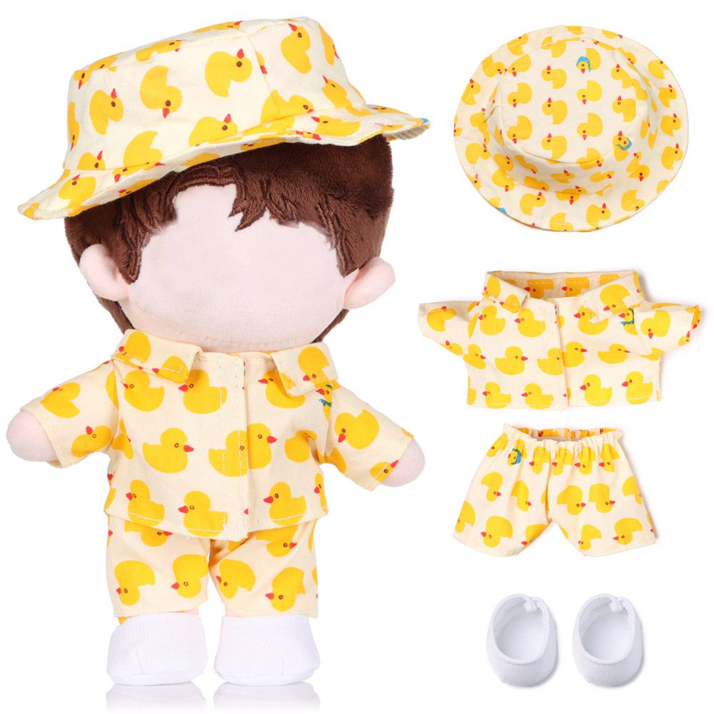 LUOLV For 20cm Doll Dress DIY Doll Clothes Pajama Suit Toys Humanoid Accessories Mini Clothing Replacement Doll Skirt
