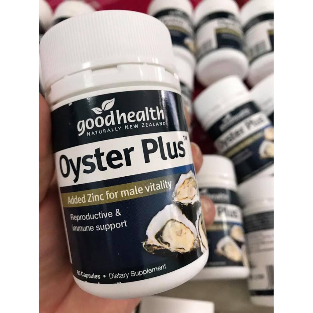 Oyster Plus Goodhealth - Tinh chất hàu biển tăng cường sinh lý nam, chống xuất tinh sớm, tăng số lượng tinh trùng