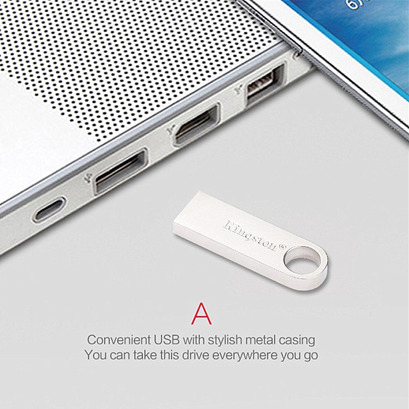 Thẻ nhớ USB2.0 Kingston SE9 dung lượng 1TB bằng chất liệu kim loại