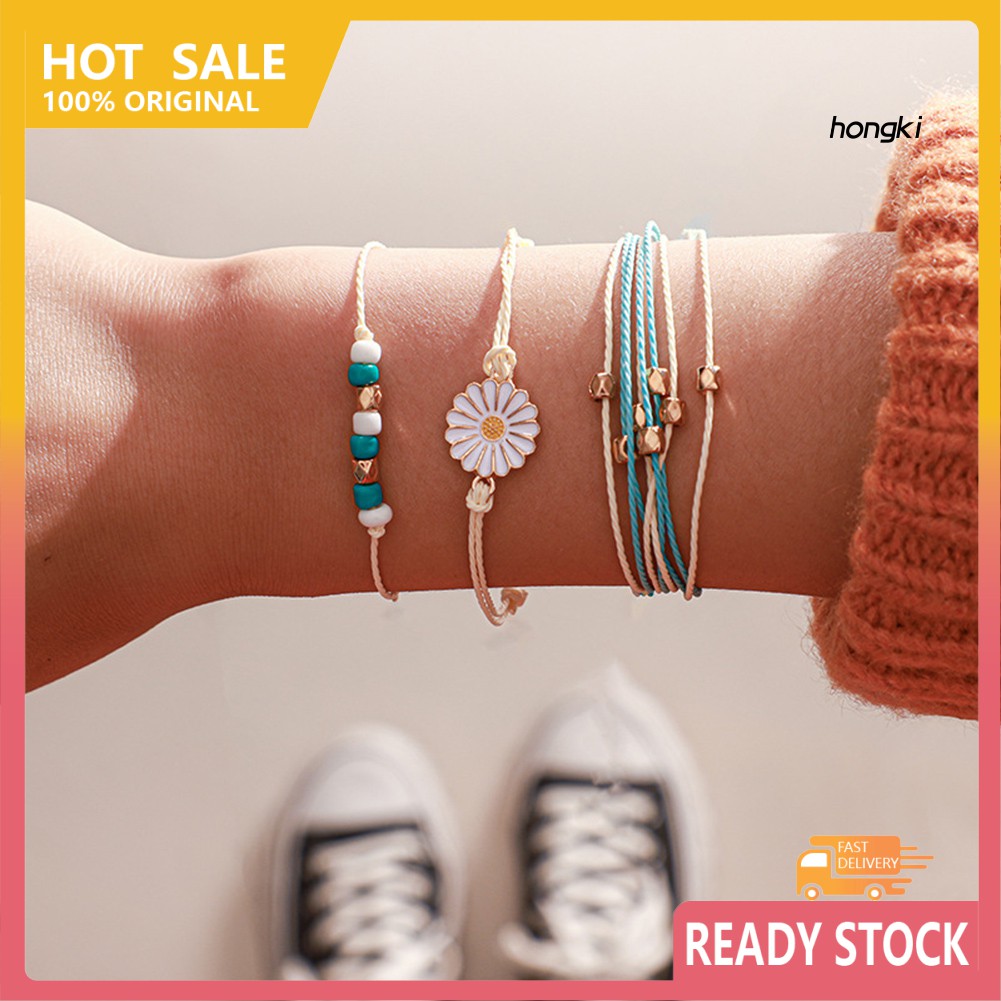 Set 3 Vòng Tay Phong Cách Bohemian Thời Trang Cho Nữ