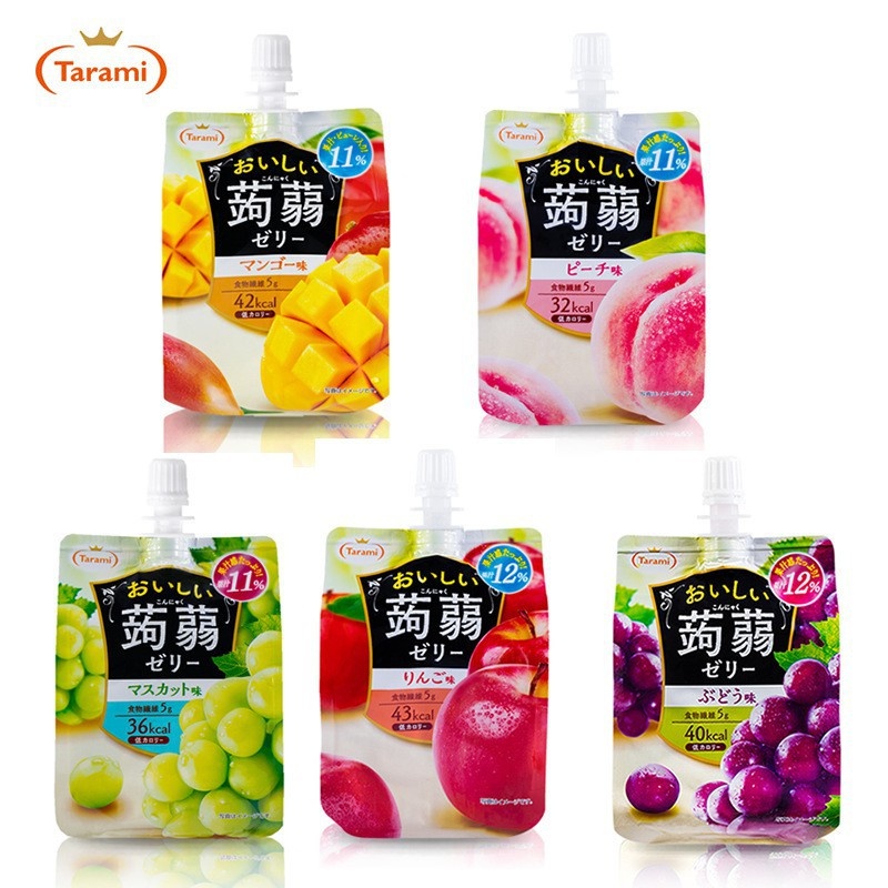 Thạch konnyaku Tarami vị trái cây 150g
